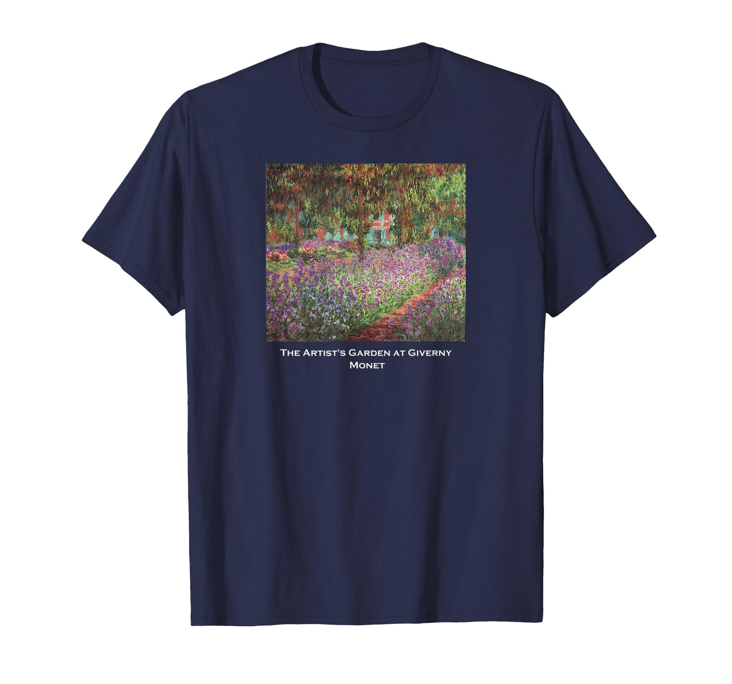 The Artist's Garden at Giverny T-shirt Monet 1900