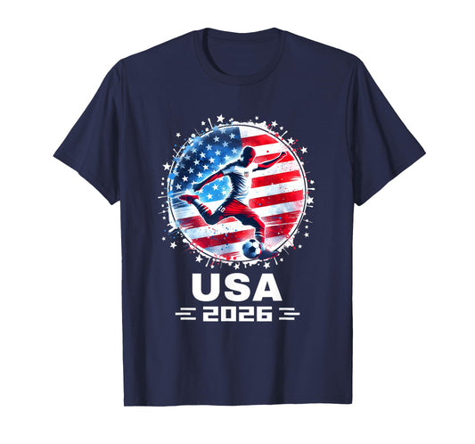 USA 2026 Ball Shirt United States Sport USA Team 2026 USA T-Shirt