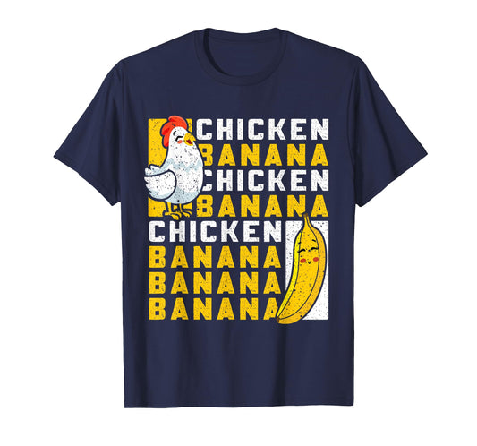 Chicken and Banana Dance Funny Fruit Meme for Women Men Kids T-Shirt