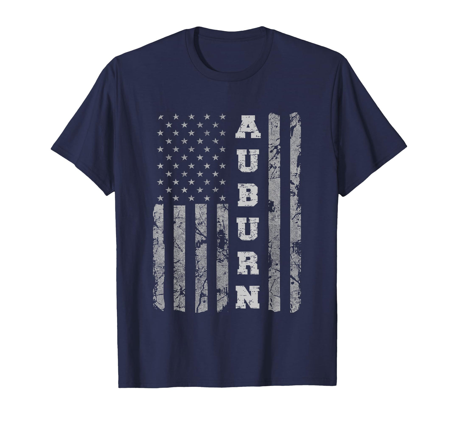Auburn, Alabama, American Flag T-Shirt