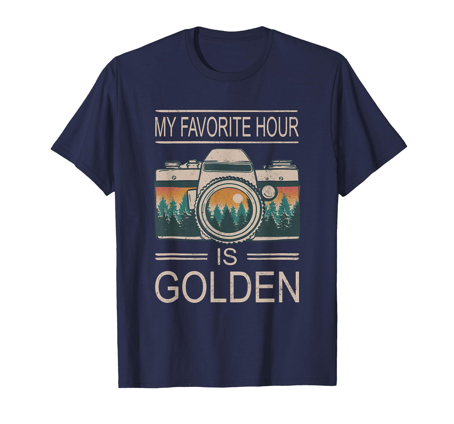 Photographer Golden Hour Camera My Favorite Hour Is Golden T-Shirt
