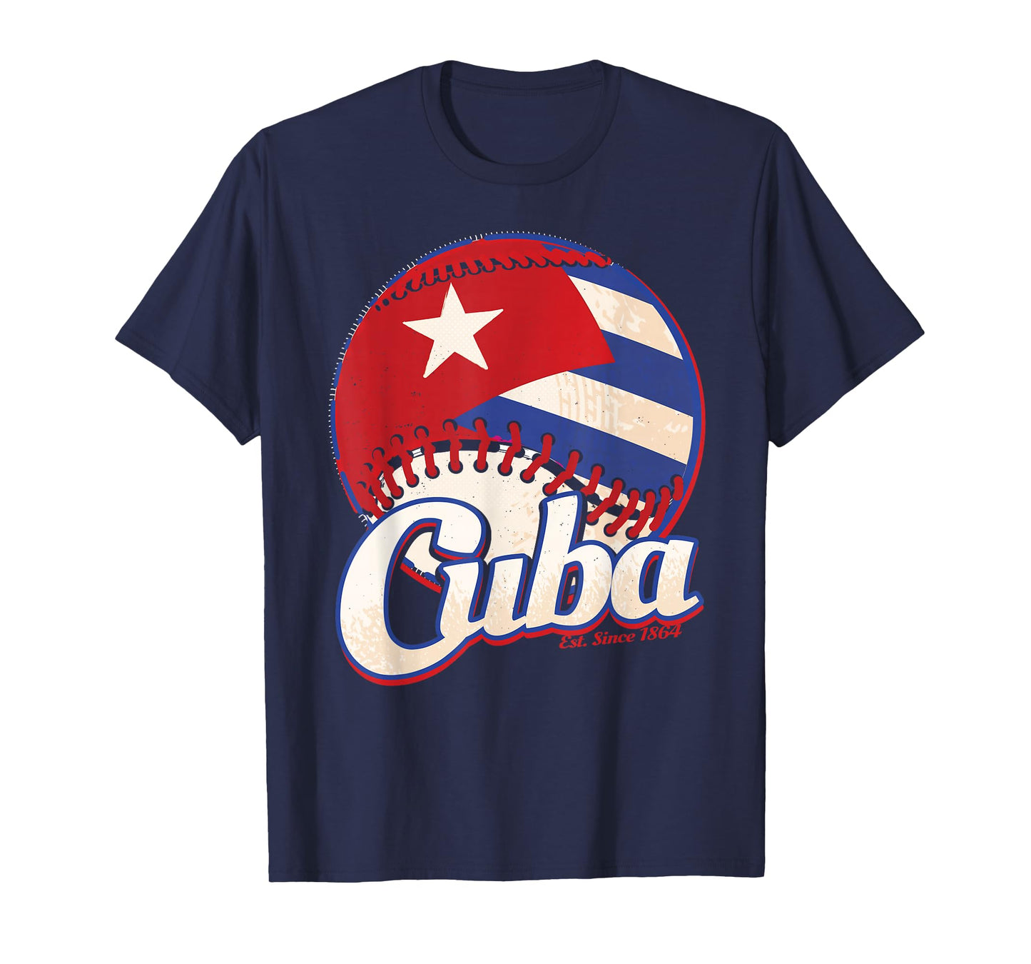 Cuba Flag Shirt Cuban Baseball Hispanic Heritage Month T-Shirt