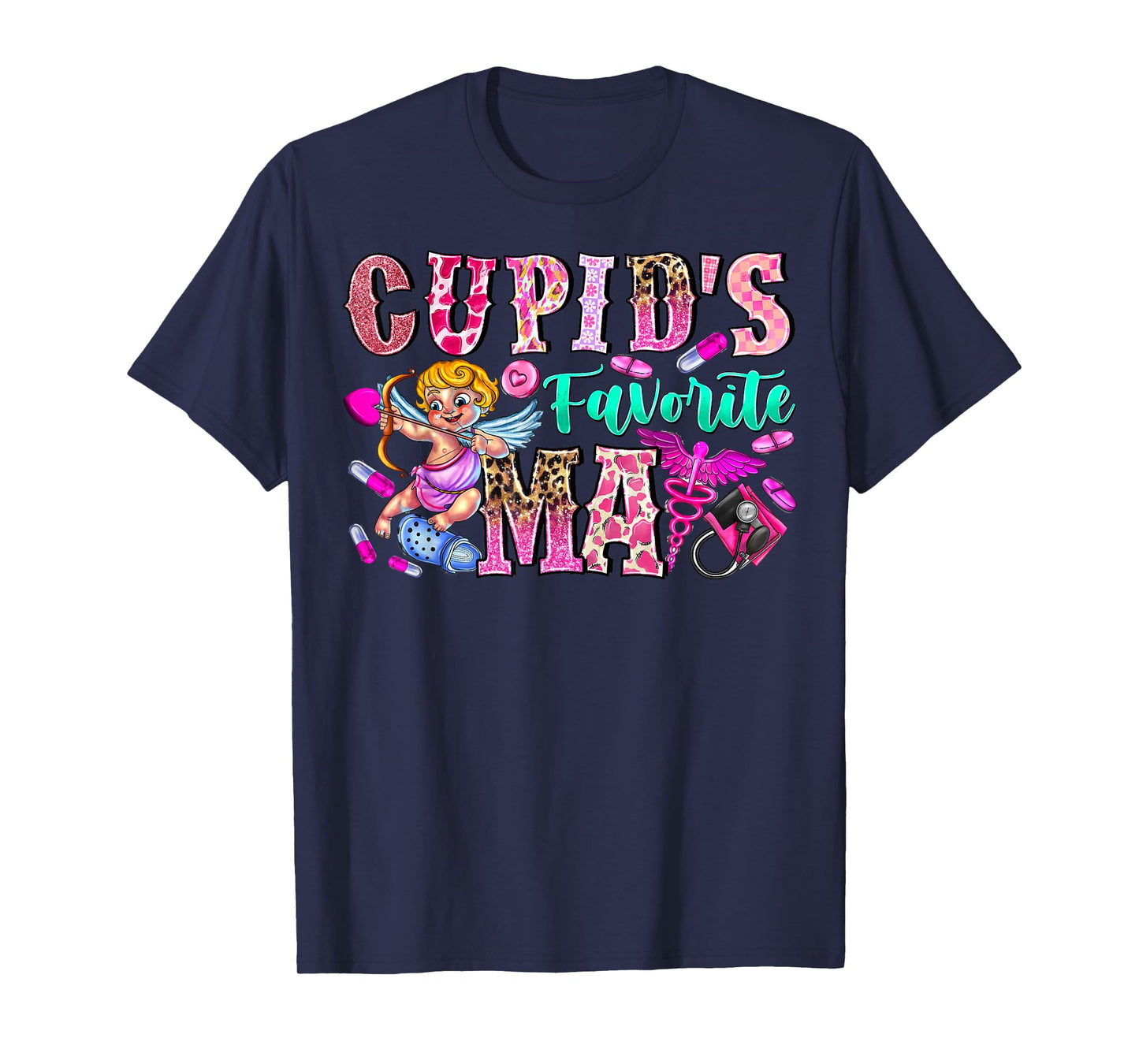 Cupid's Favorite MA Medical Assistants Valentines Day Women T-Shirt