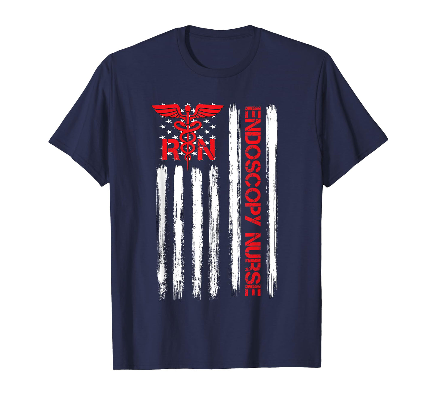 American Flag RN Endoscopy Nurse Gastroenterologist GI T-Shirt