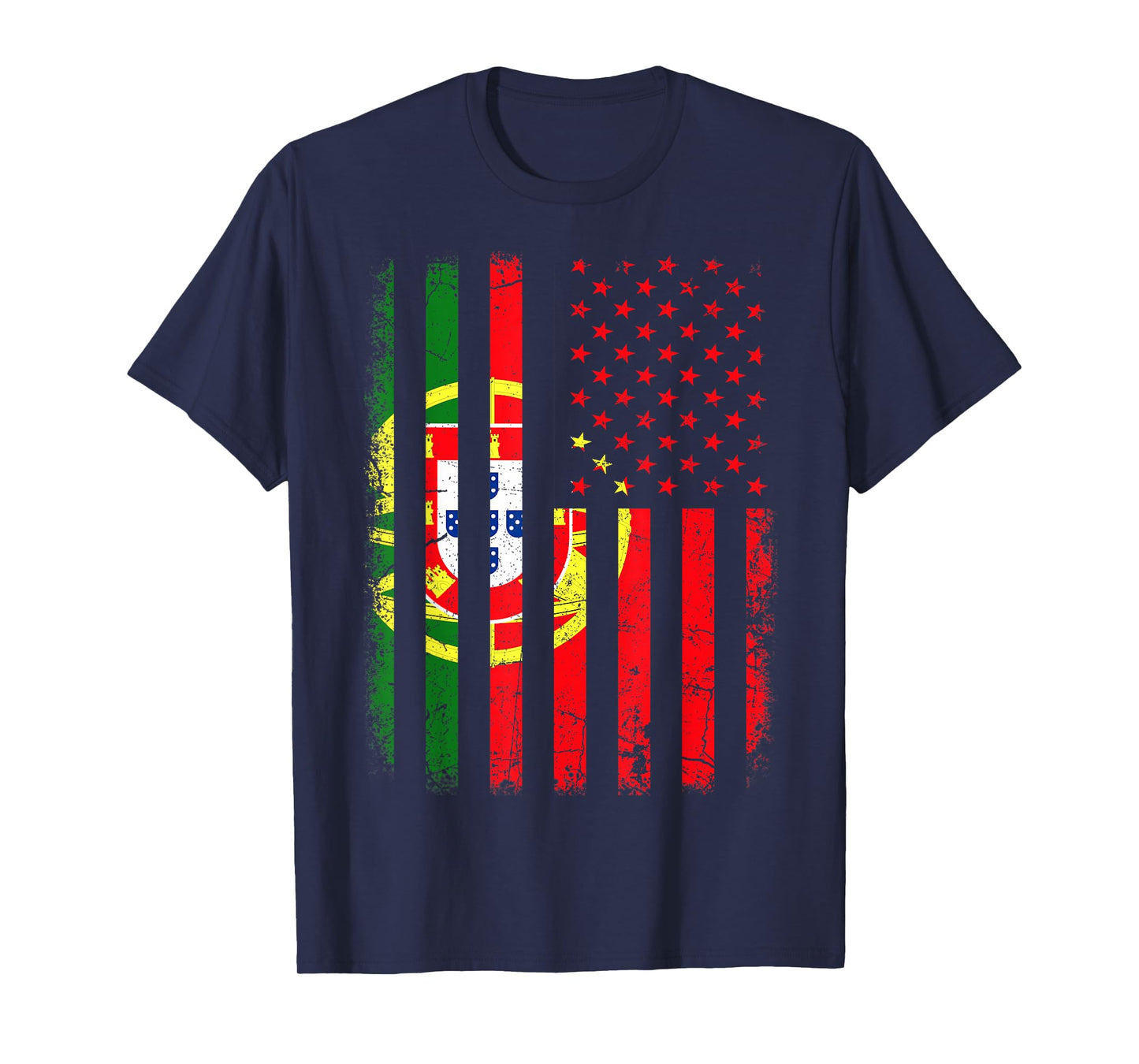 Portuguese American Flag Portugal America Pride Heritage T-Shirt
