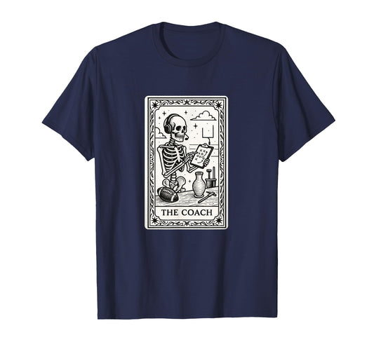 The Coach Tarot Card - Halloween Spooky Gothic Witchy T-Shirt