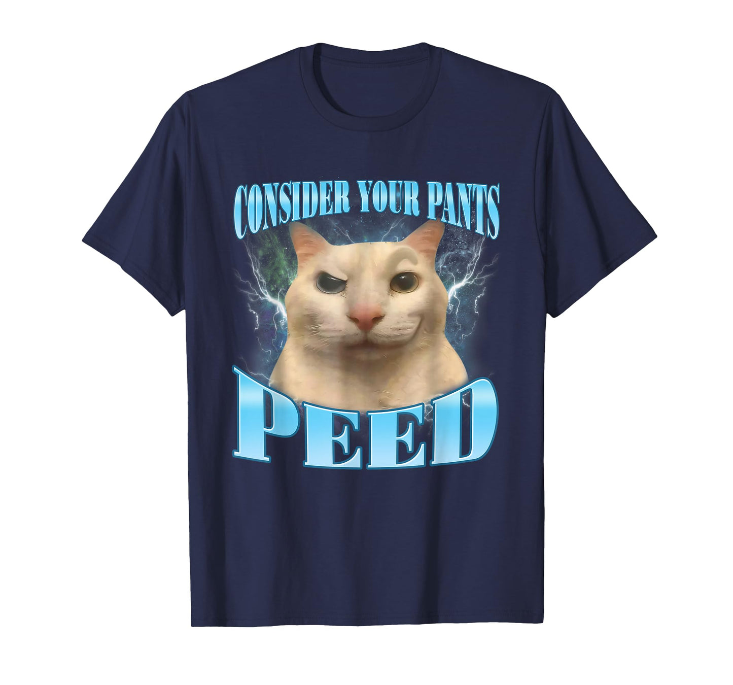Consider Your Pants Peed Funny Freak Cat Meme Humor Saying T-Shirt
