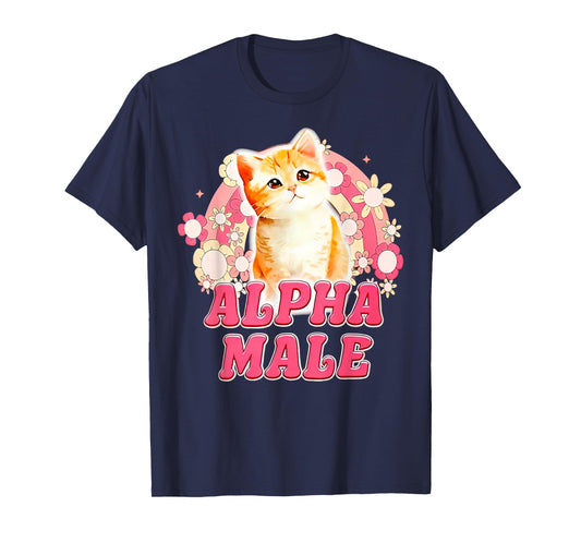 Alpha Male Cat Kitten Funny for Men Women T-Shirt