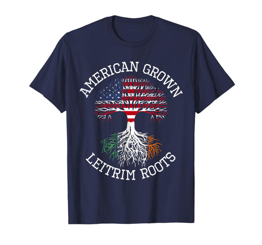 American Grown Co. Leitrim Irish Roots Ireland Heritage T-Shirt