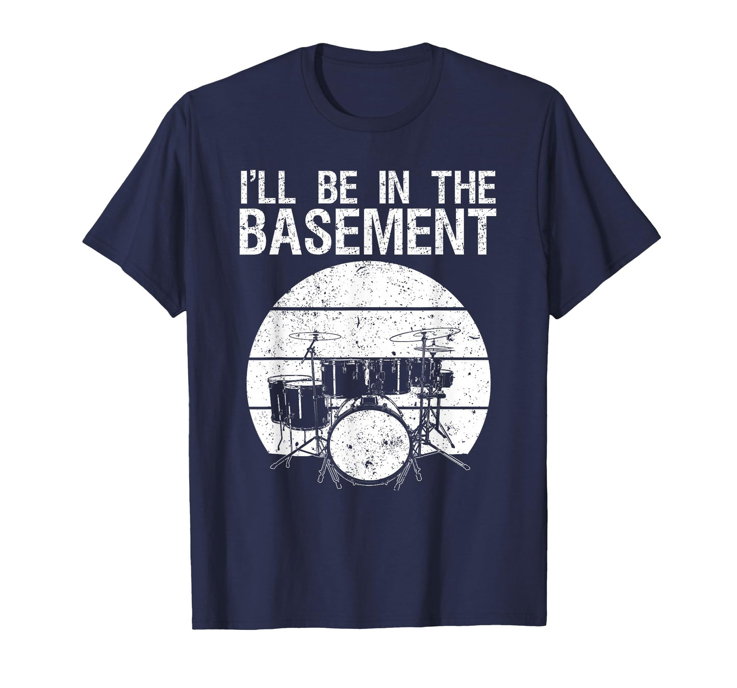 Funny Drummer Art Men Women Drumming Drum Set Music Lover T-Shirt