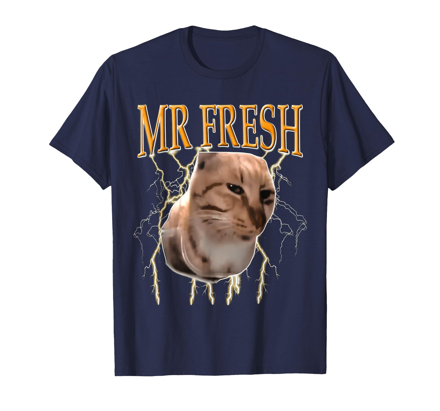 Mr Fresh Cat & FUNNY MEME CUTE Cat Silly Cat T-Shirt