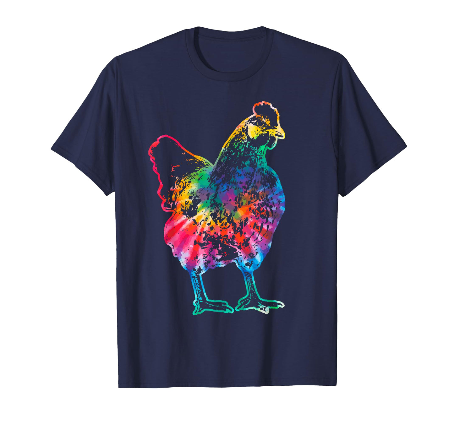 Chicken Batik Tie Dye Hippie Chicken Vintage T-Shirt