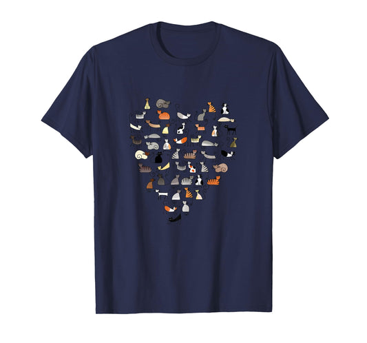 50 Cats Fifty Multicolor Cats women's T-Shirt
