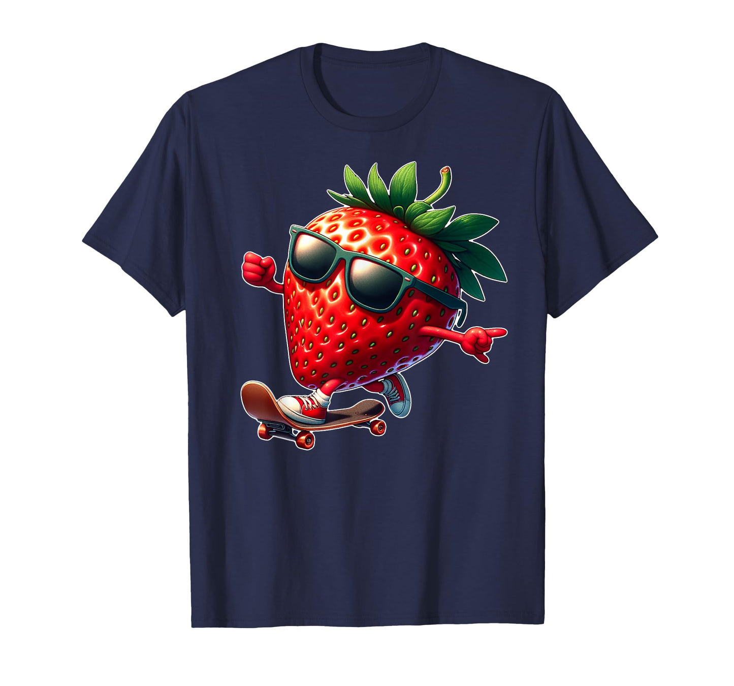 Funny Cool Skateboard Strawberry Festival 2024 Kids Toddlers T-Shirt