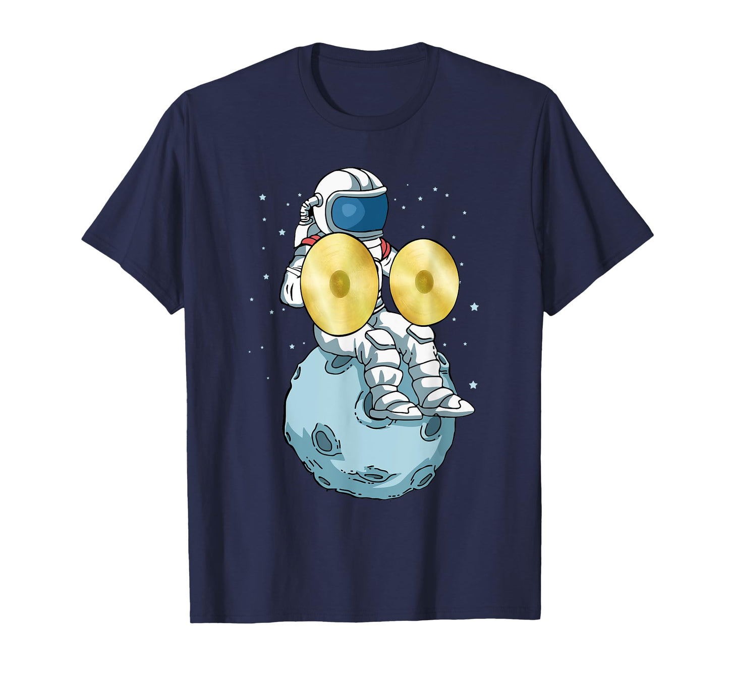 Cymbals Lover Men Marching Band Music Cymbal T-Shirt