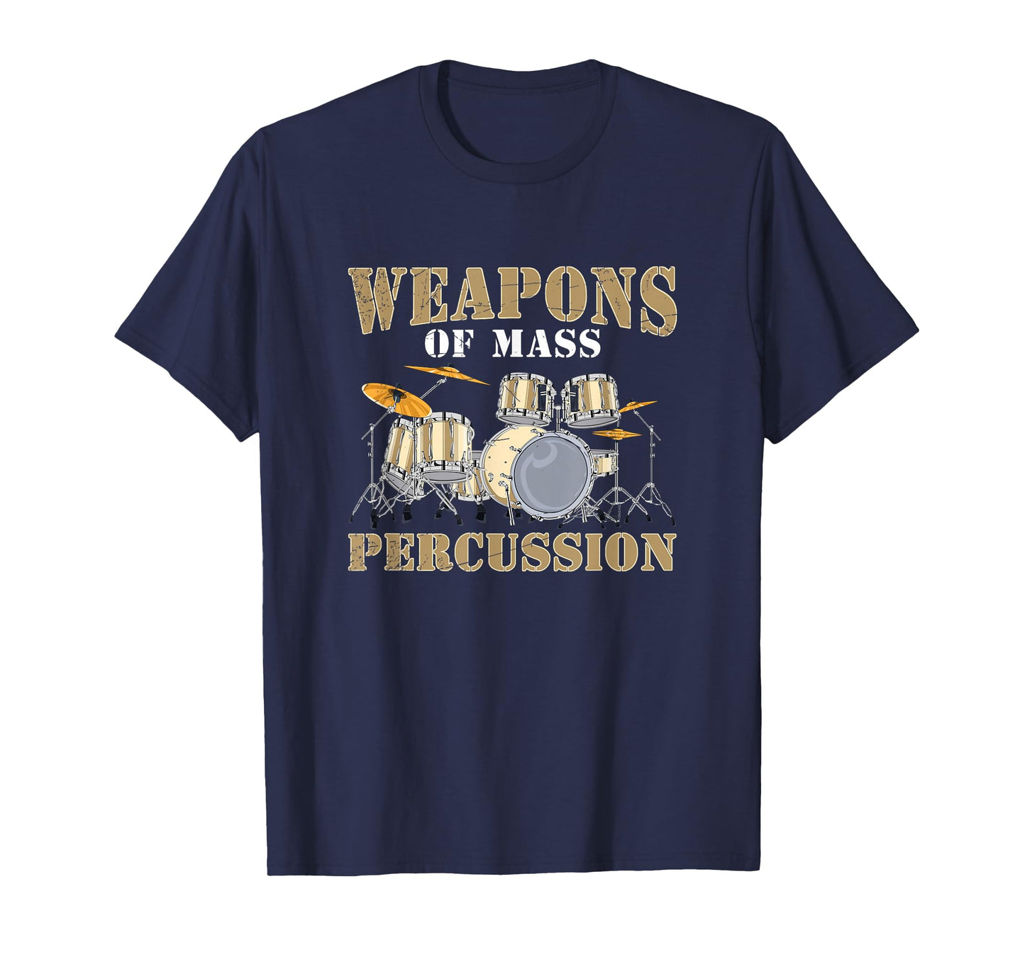 Funny Rock Band Musical Instrument Gift Drum Kit T-Shirt