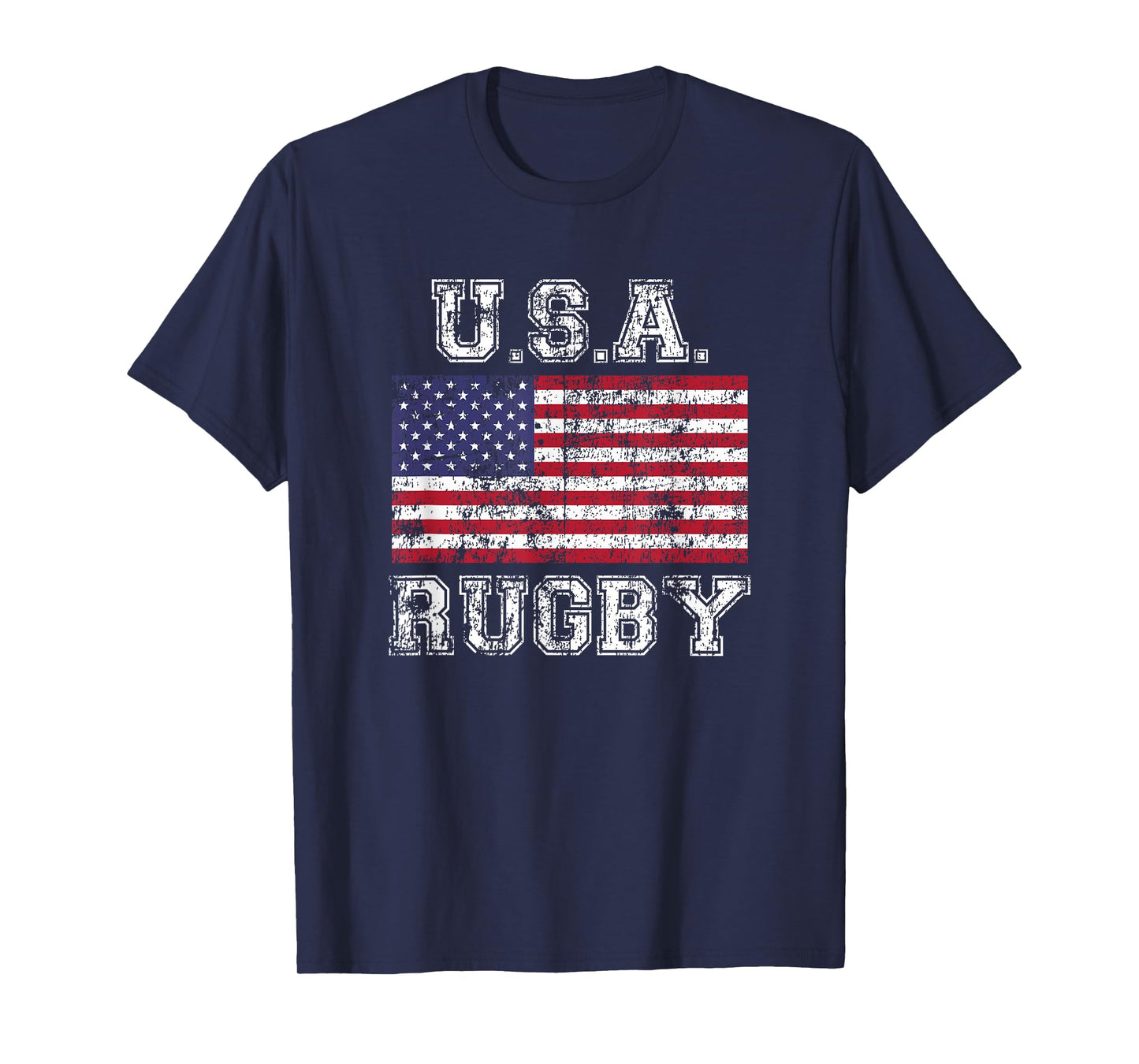 USA Rugby Shirt for Men Women Kids American Flag Shirt T-Shirt