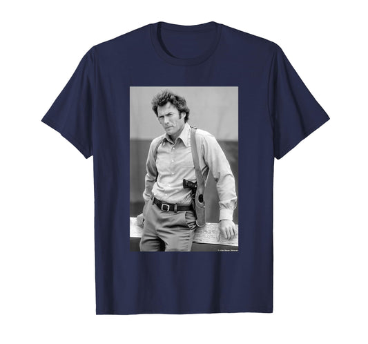 Clint Eastwood As Dirty Harry Magnum Force by Julian Wasser T-Shirt