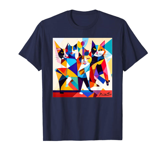 Cubism art inspired - parody work of Picatso T-Shirt