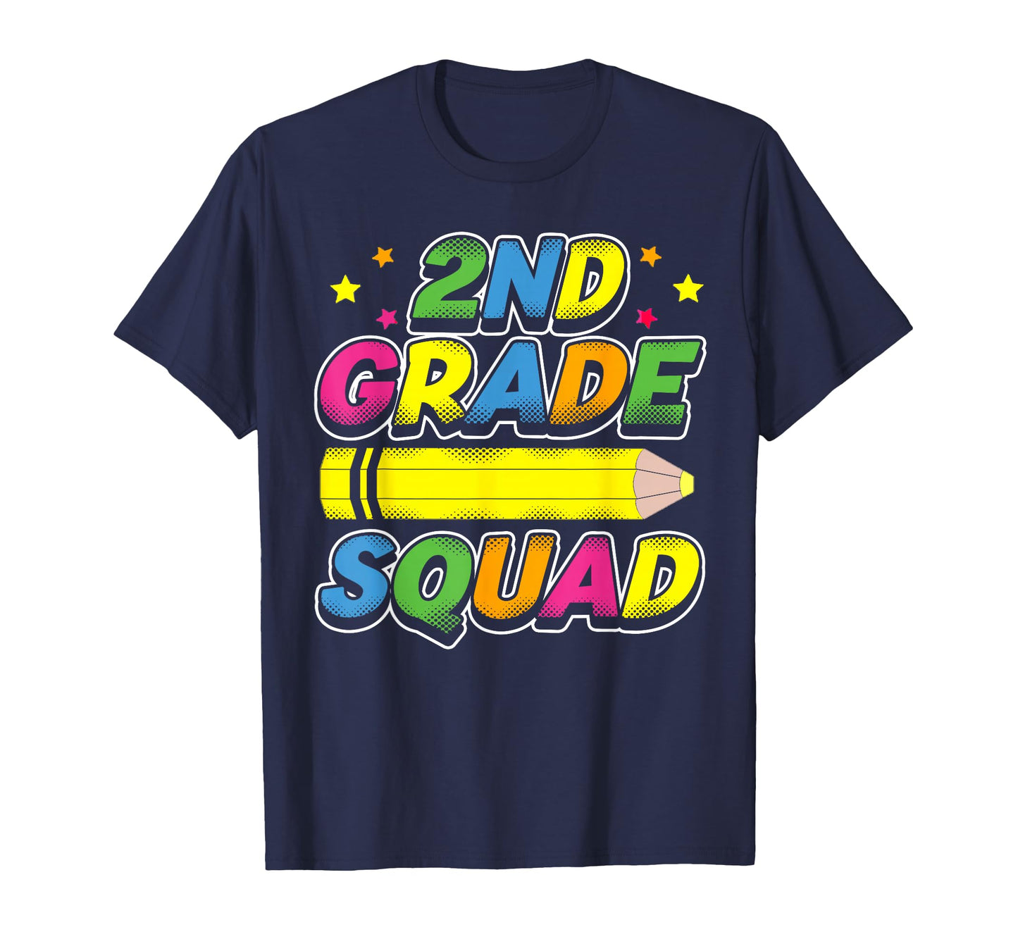 2nd Grade Squad, Teacher & Student Matching, Back To School T-Shirt