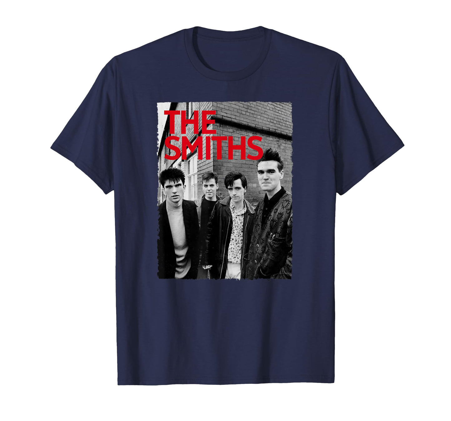 The Smiths Red Text Band Photo Shoot by Stephen Wright T-Shirt