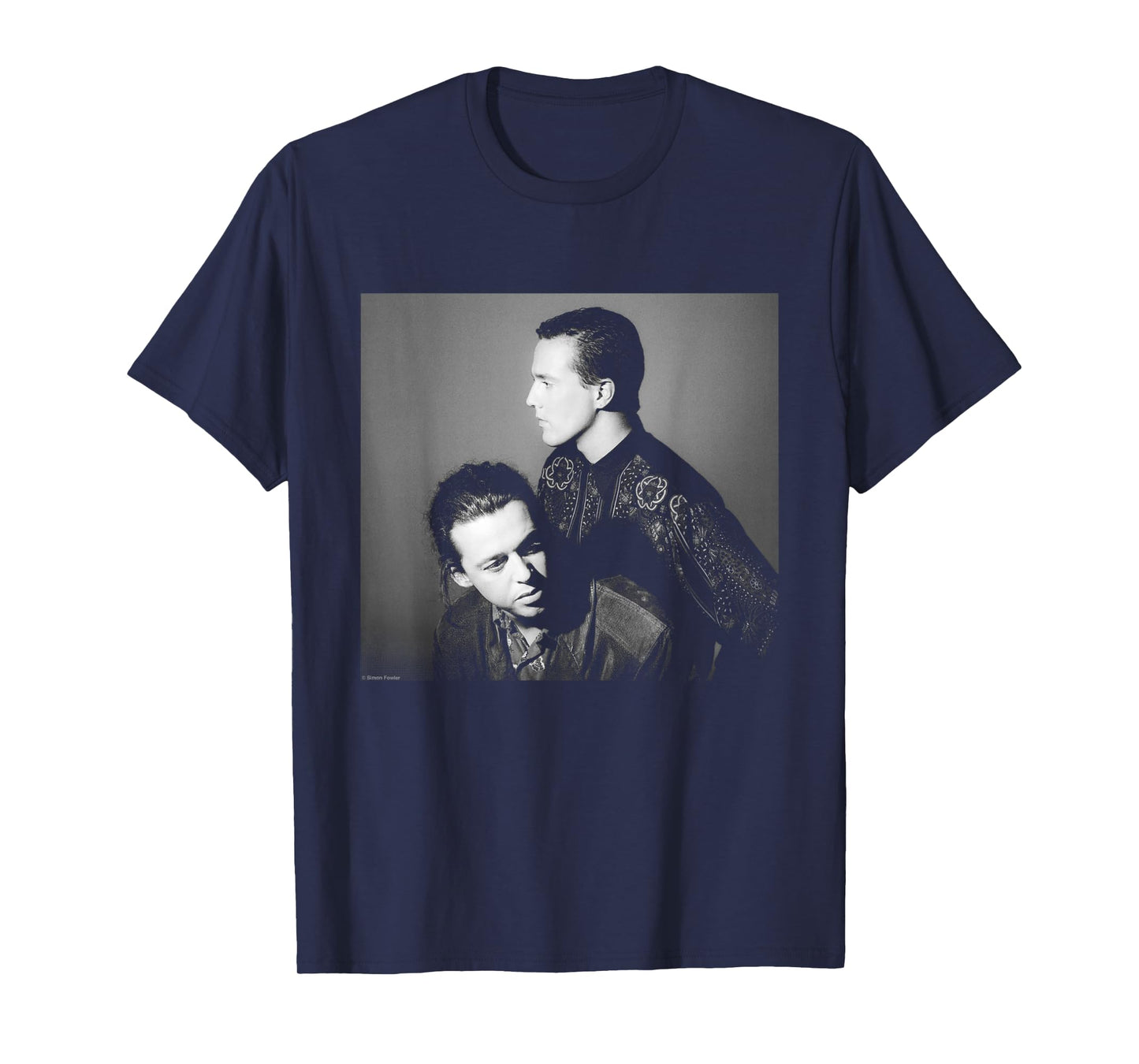 Pop Duo Tears for Fears Shout Portrait by Simon Fowler T-Shirt