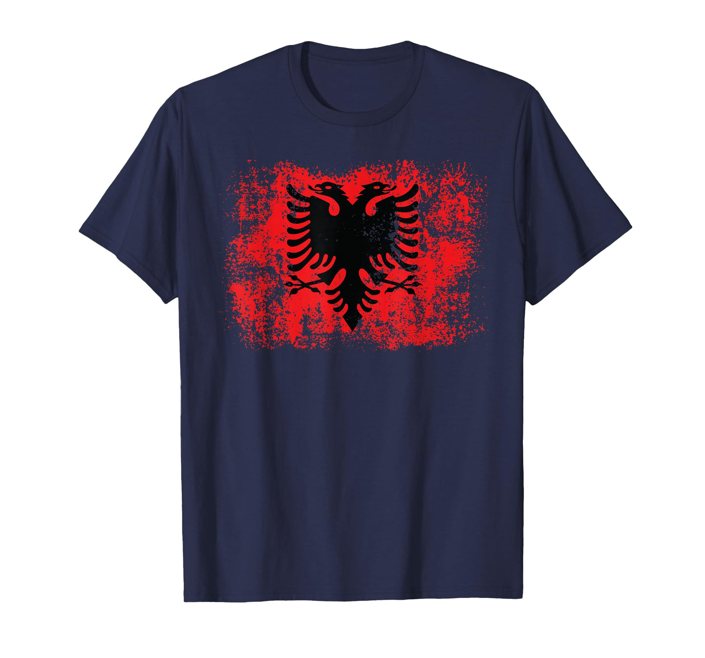 Albanian Flag Retro Proud Albanian Patriot Albania T-Shirt