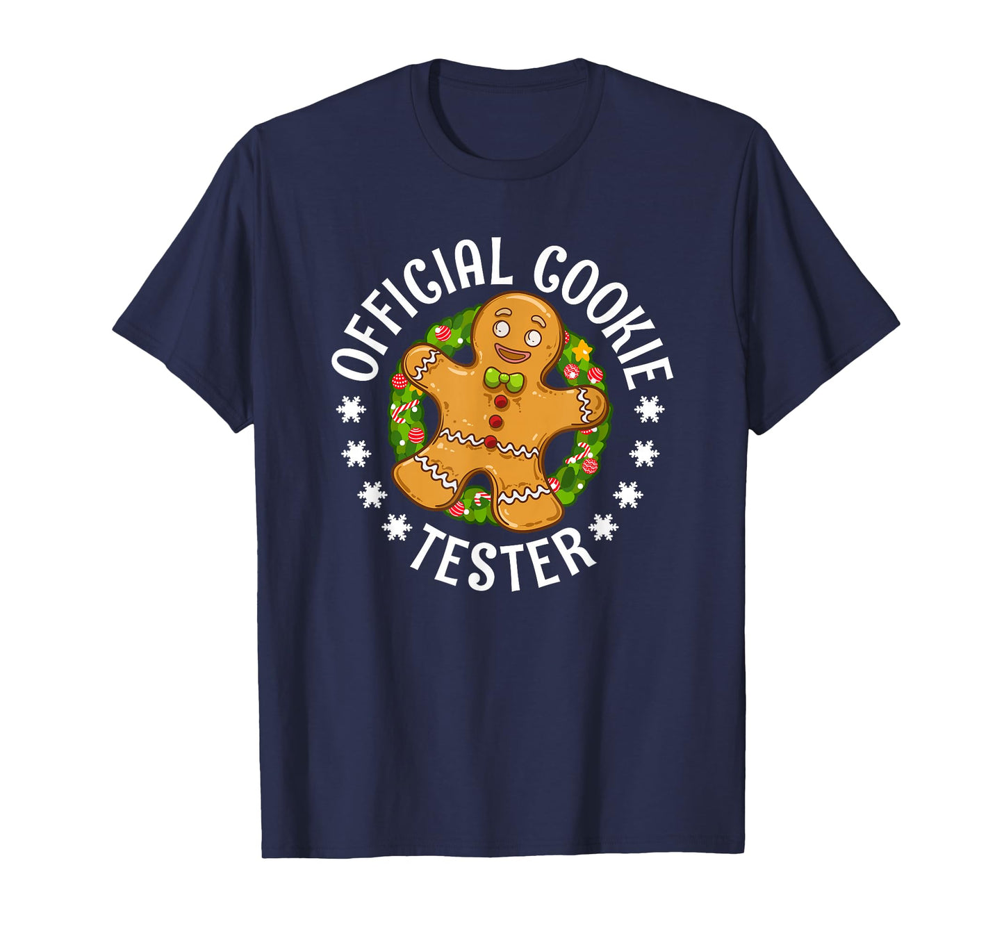 Christmas Official Cookie Tester Men Women Kids Youth T-Shirt
