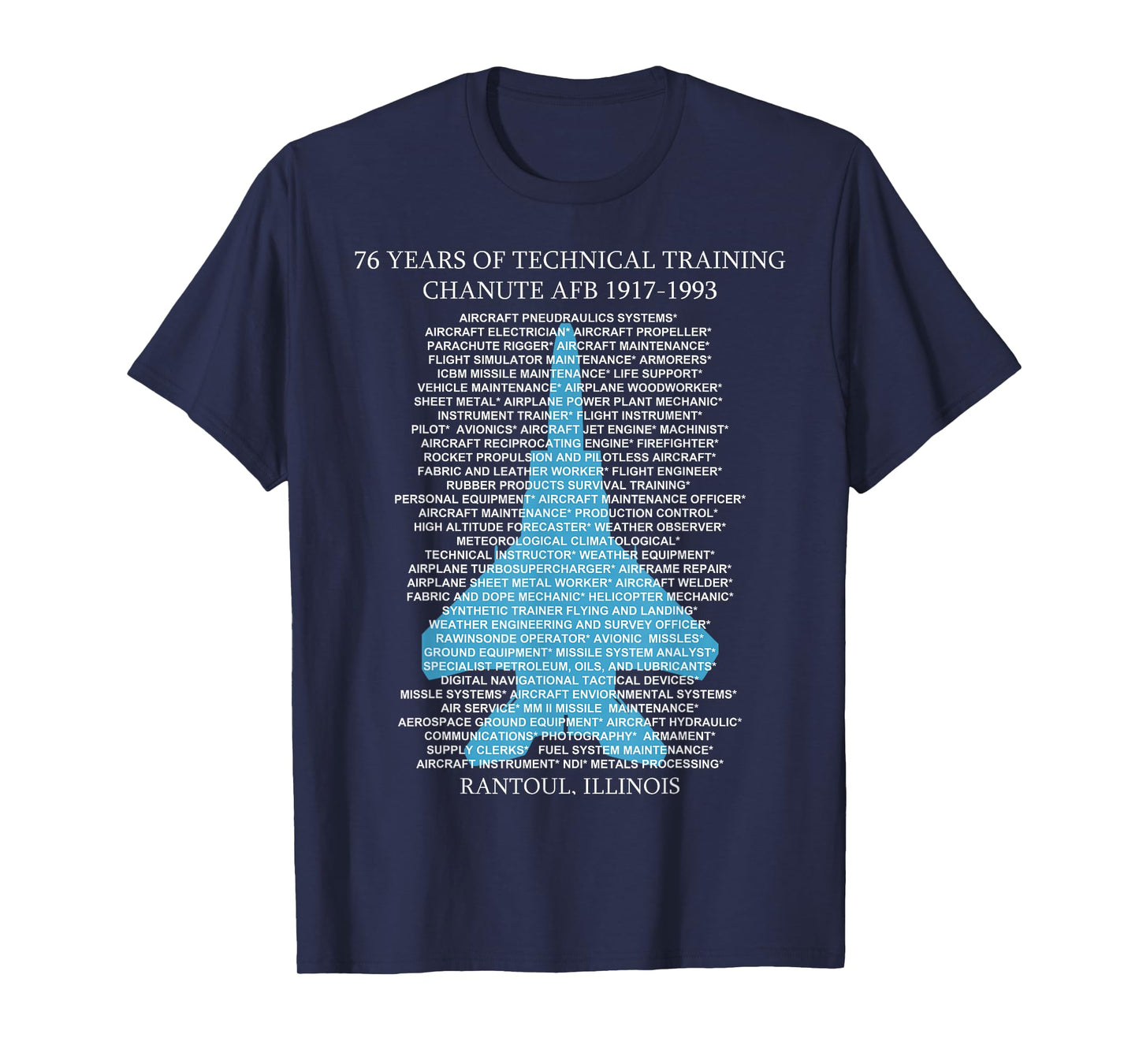 Chanute AFB F-15 EagleT-Shirt TShirt Rantoul, Illinois T-Shirt