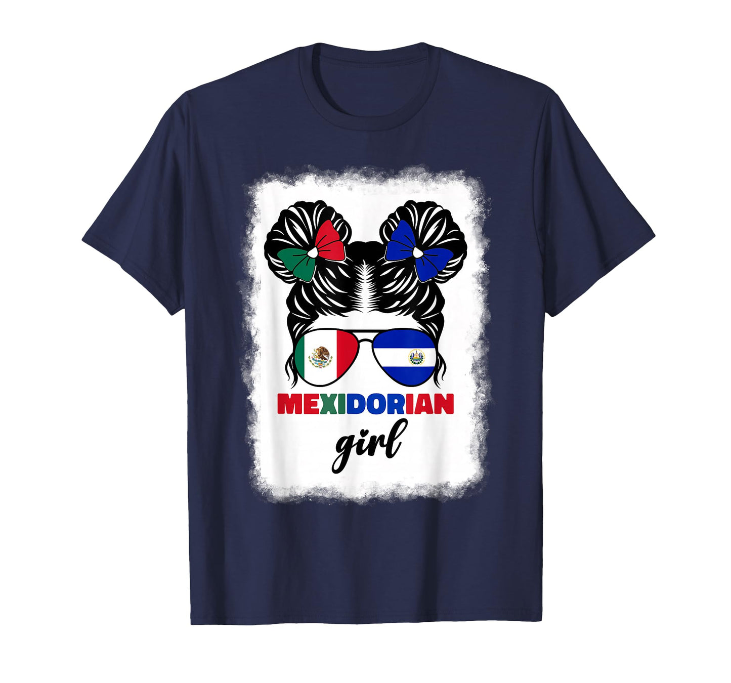 Half Mexican and Salvadorian Mexico El Salvador Baby Kids T-Shirt