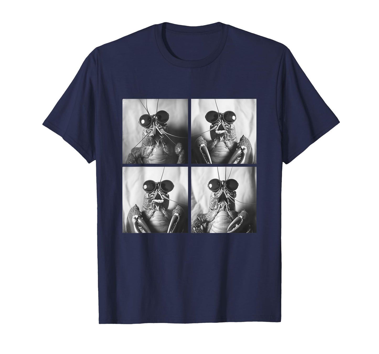 Funny Lobster with Sunglasses Cool Marine Animals Humor Meme T-Shirt
