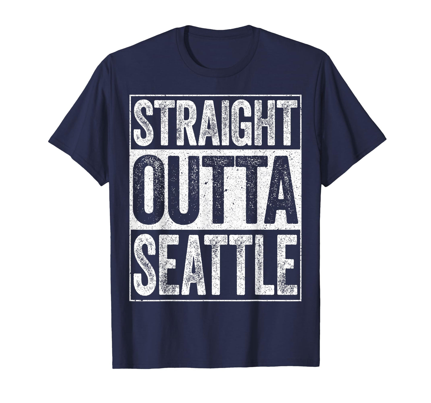 Straight Outta Seattle T-Shirt Washington State Shirt T-Shirt
