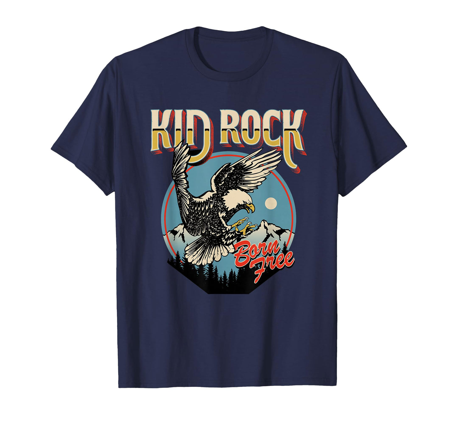 Kid Rock Born Free Eagle T-Shirt