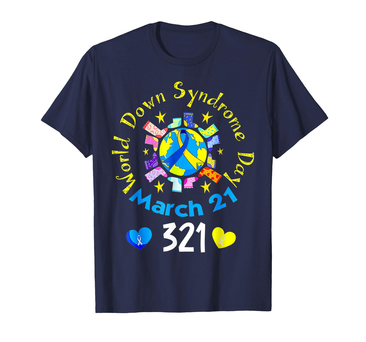 321 World Down Syndrome Awareness Day Rock Your Socks T-Shirt