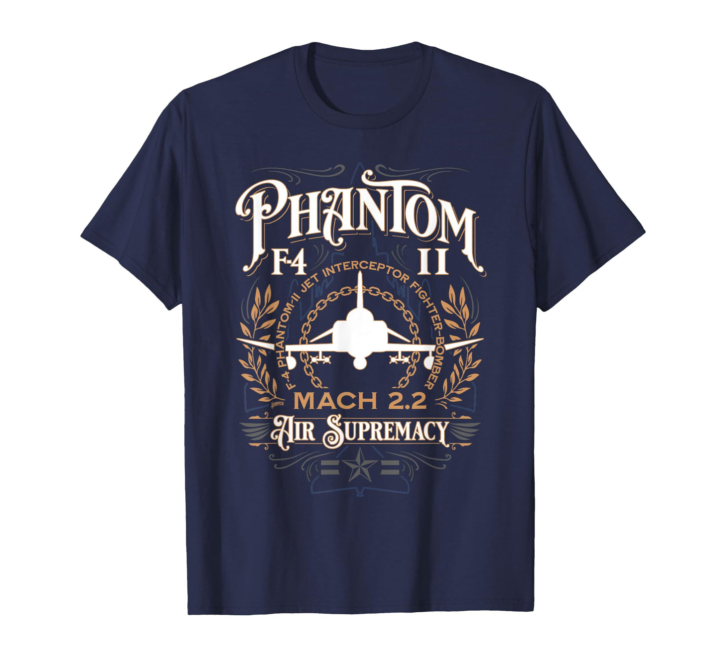 Classic F-4 Phantom II Military Fighter Jet Aircraft T-Shirt