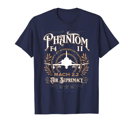 Classic F-4 Phantom II Military Fighter Jet Aircraft T-Shirt