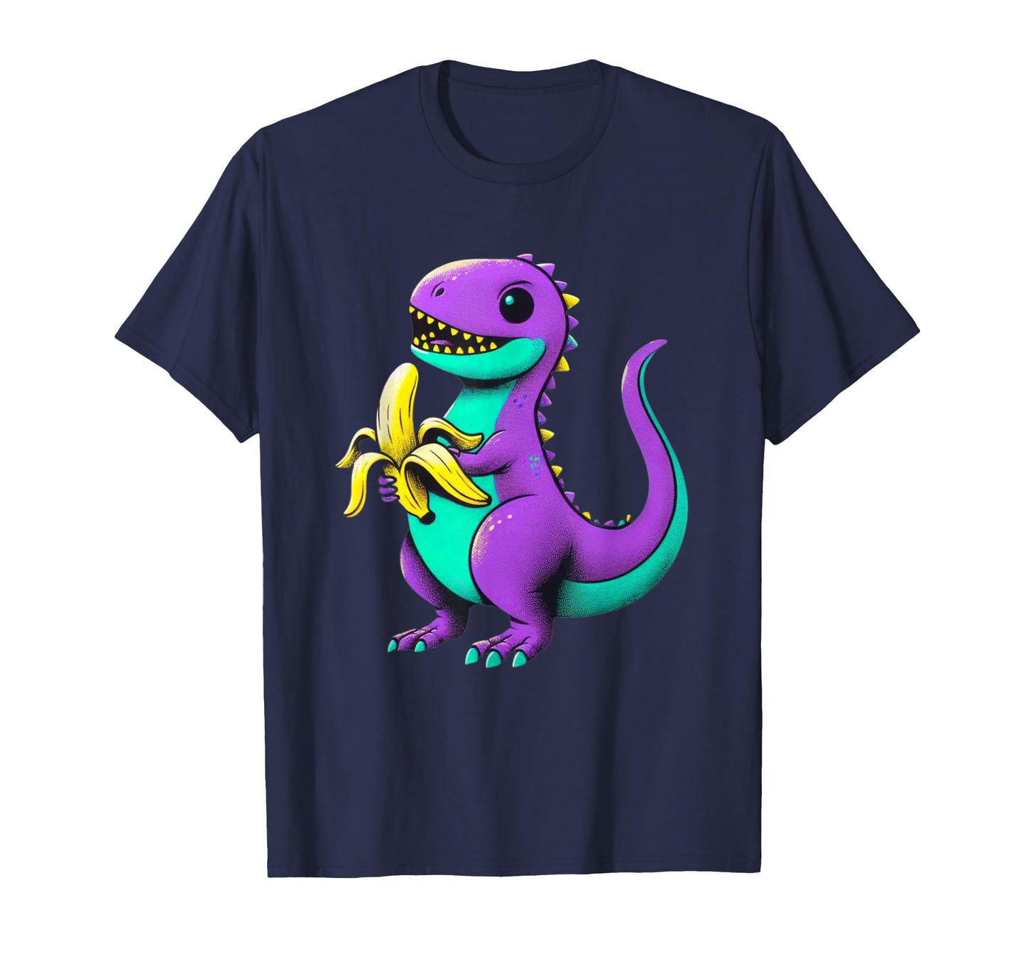 Funny Thesaurus Dinosaur eating a banana T-Shirt