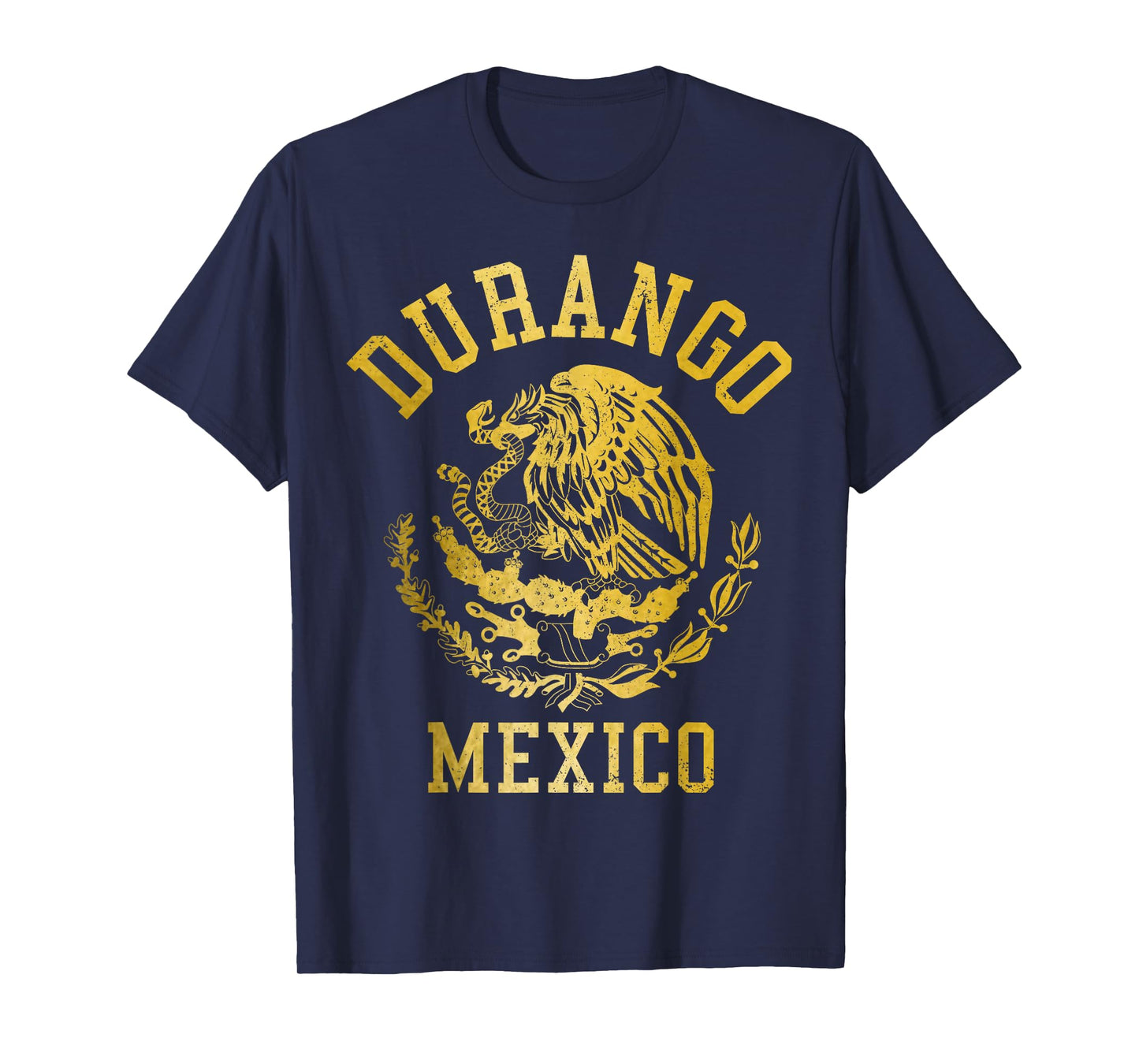 Durango Mexico Pride Mexican Flag Vintage T-Shirt