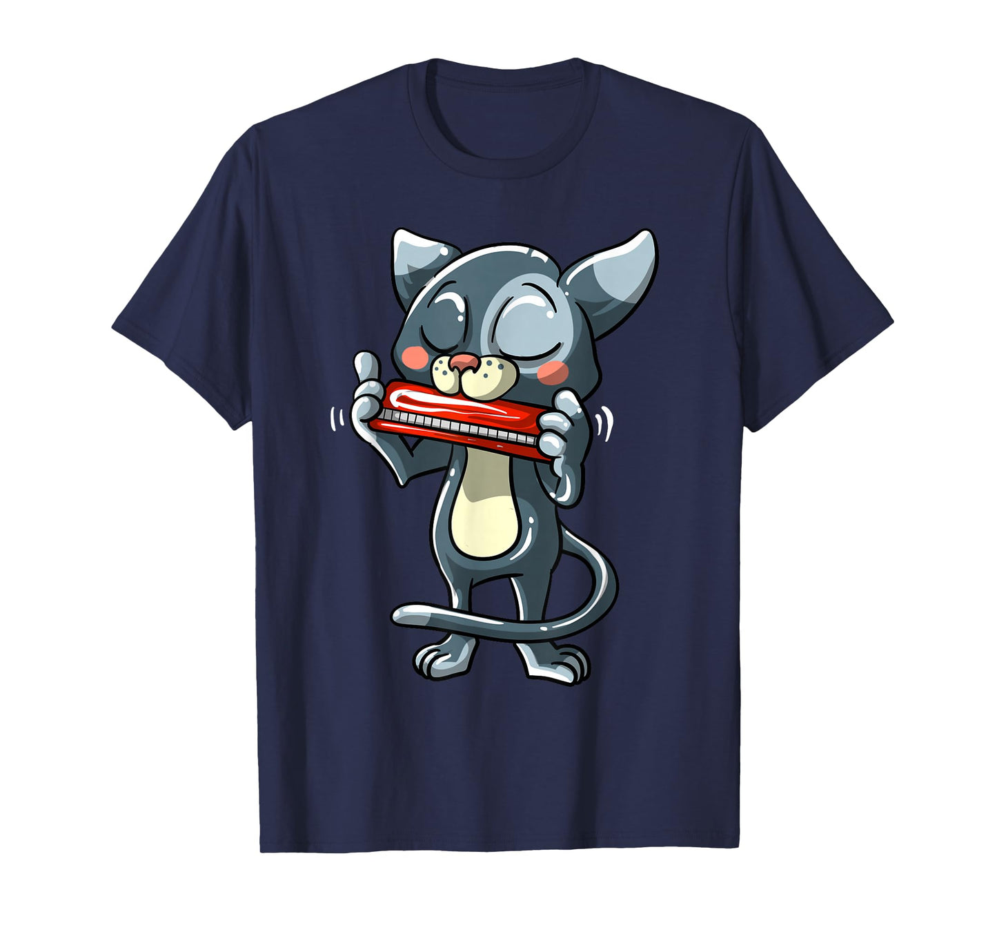 Funny Harmonica Design for Men Women Music Harmonica Lovers T-Shirt