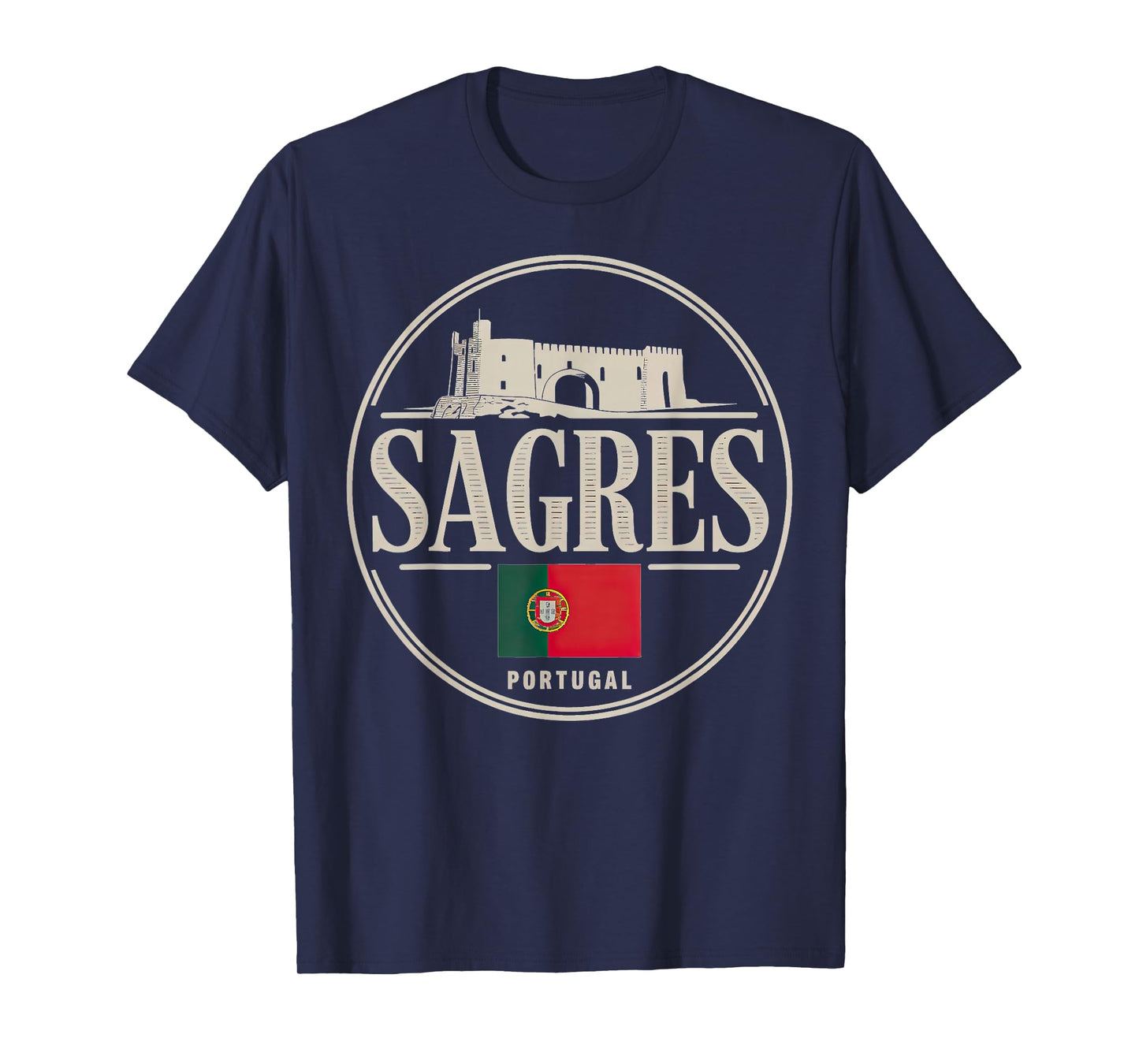 City Travel Portugal Sagres Scenic View T-Shirt