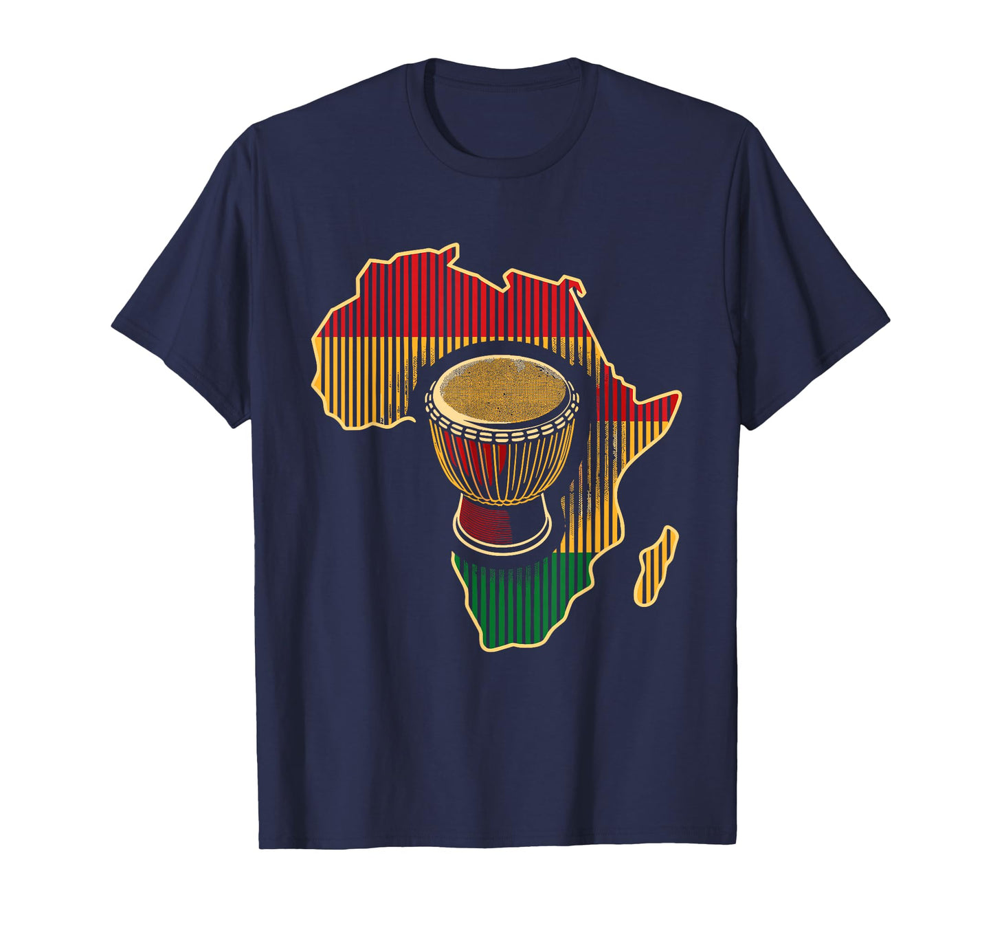 Traditional African Drumming Black History African drum T-Shirt