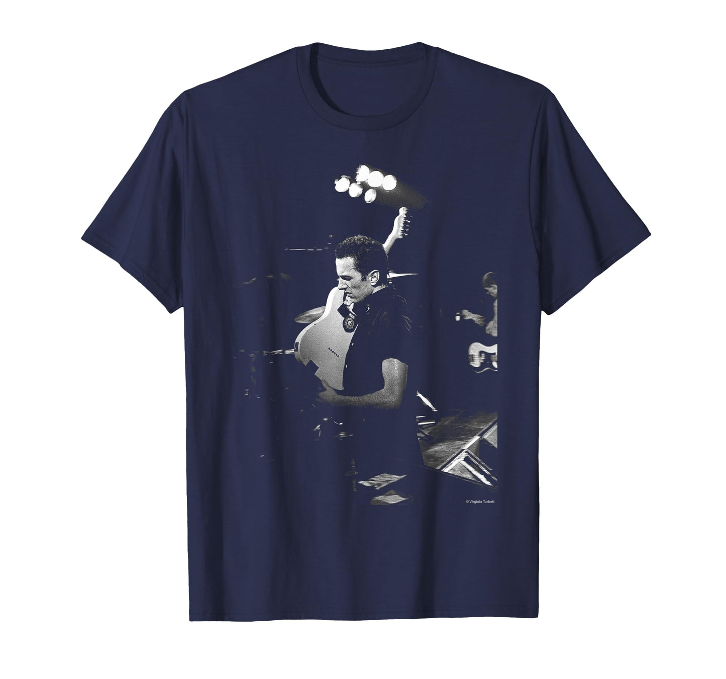 The Clash Joe Strummer at The Palais by Virginia Turbett T-Shirt