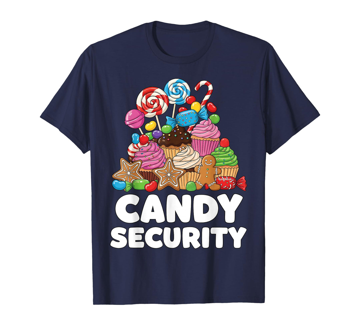 Christmas Candy Security Funny Holiday Sweet Treat Lovers T-Shirt