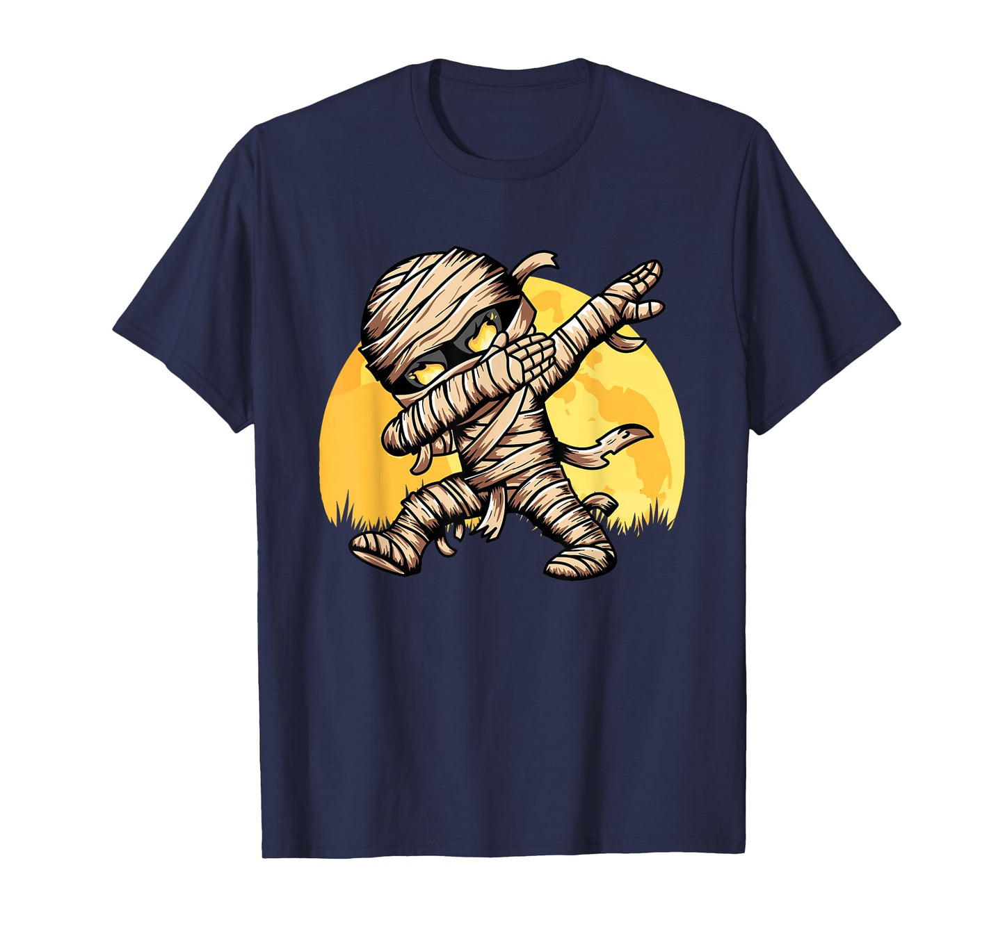 Dabbing Mummy Costume Dab Dancing Men Kids Boys Halloween T-Shirt