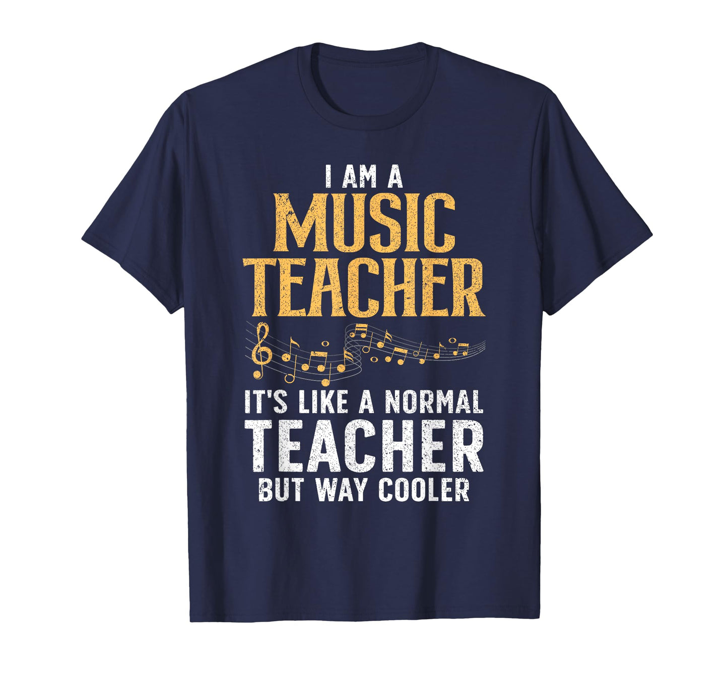 Cool Music Teacher Art for Men Women School Orchestra Coach T-Shirt