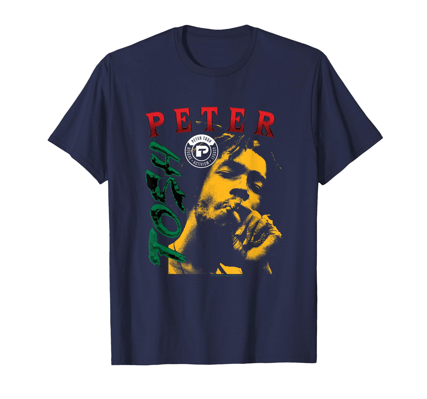 Peter Tosh Yellow Photo by Lee Jaffee T-Shirt