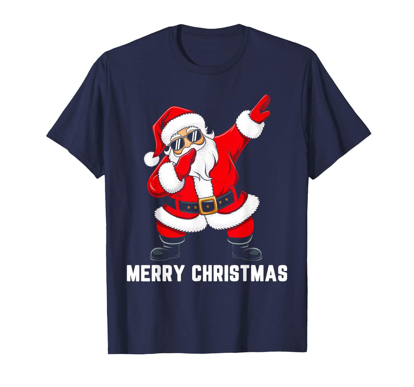 Merry Christmas Dabbing Santa Men Kids Boys Xmas Pajamas T-Shirt