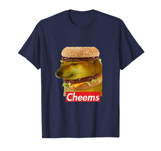 Cheems Cheemsburbger Ironic Doge Meme T-Shirt