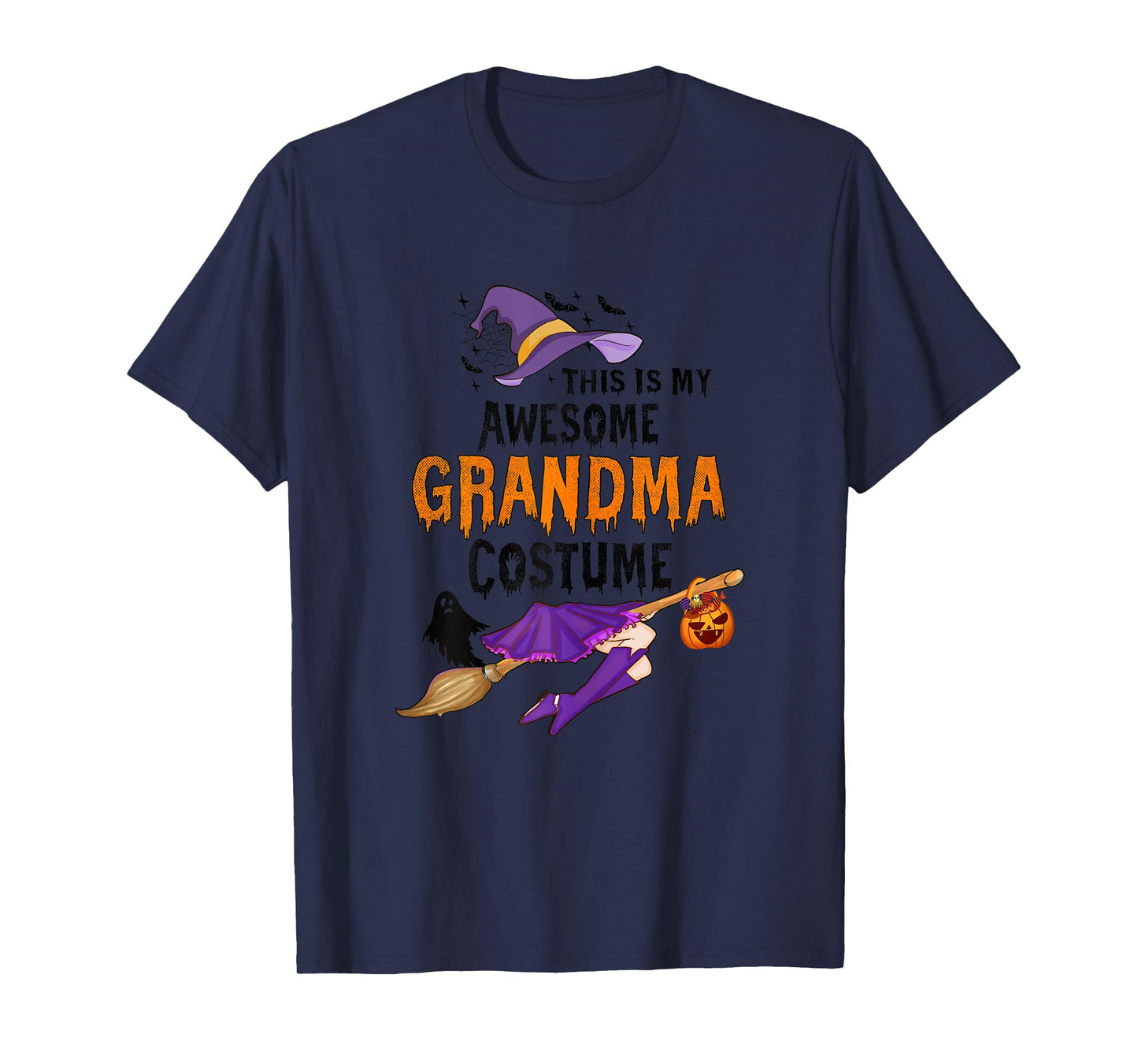 This Is My Awesome Grandma Costume Halloween Spooky Women T-Shirt
