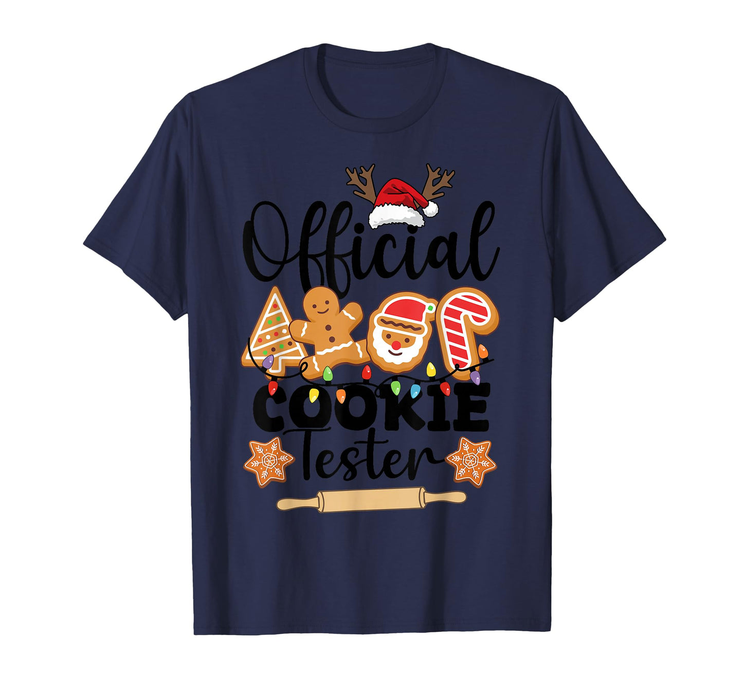 Christmas Official Cookie Tester Family Baking Team Cookie T-Shirt